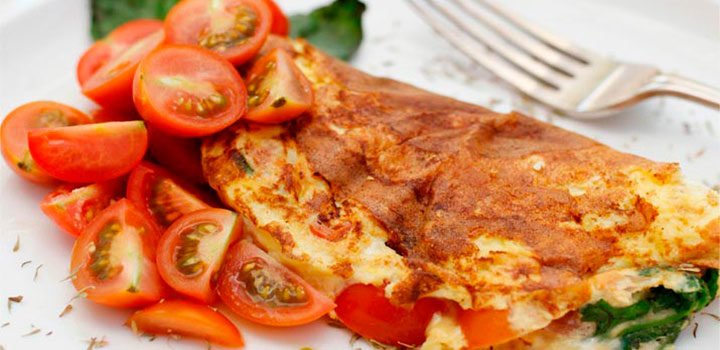 omelette jitomate